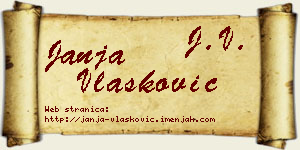 Janja Vlašković vizit kartica